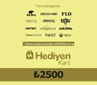 Hediyen KART All Access 2500 Gift Card (Turkey) thumb 2