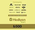 Hediyen KART All Access 500 Gift Card (Turkey) thumb 2