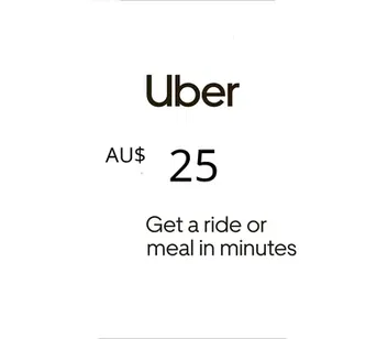 Uber 25 USD Gift Card (Australia)