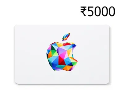 Apple iTunes 5000 Gift Card (India) gallery image 2