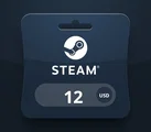 Steam Wallet 12 USD Gift Card (Asia) thumb 2