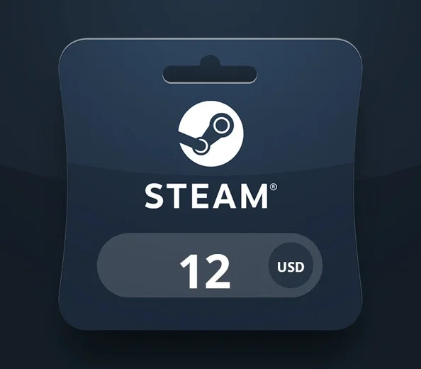 Steam Wallet 12 USD Gift Card (Asia) gallery image 2