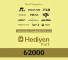 Hediyen KART All Access 2000 Gift Card (Turkey) thumb 1