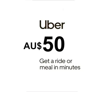 Uber 50 USD Gift Card (Australia) gallery image 2