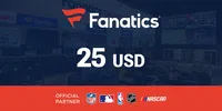 Fanatics 25 USD Gift Card (United States) thumb 2