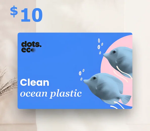 Dots.eco Clean ocean plastic 10 USD Gift Card (United States) gallery image 2