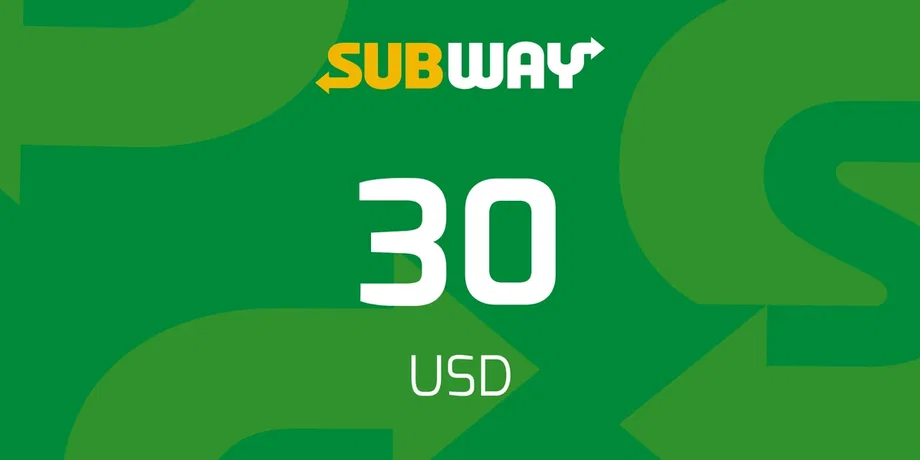 Subway 30 USD Gift Card (United States) gallery image 2