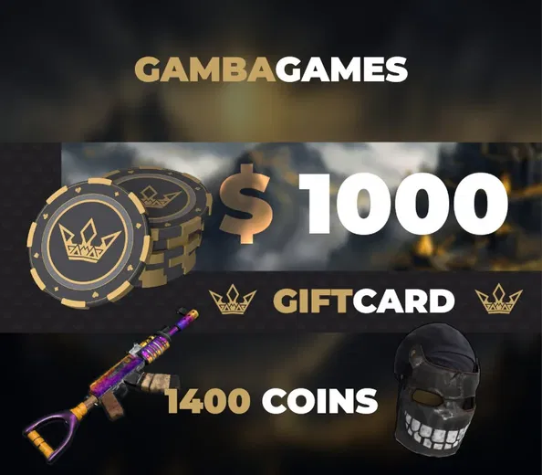 GambaGames 1000 USD Gift Card (Global) gallery image 2