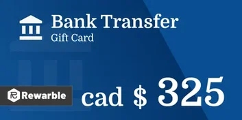 Bank Transfer C$325 CAD