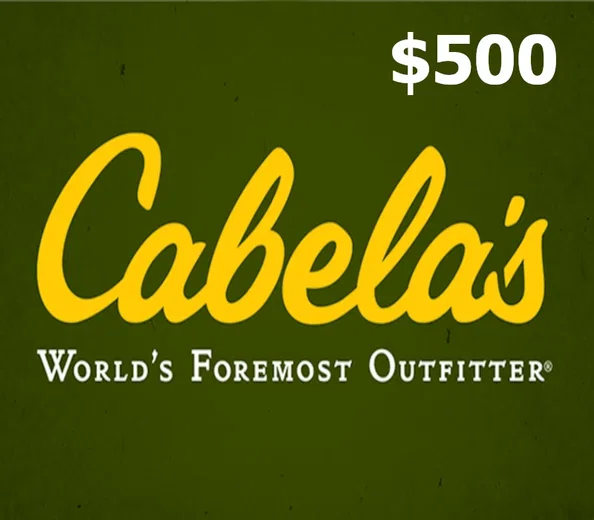 Cabelas 500 CAD Gift Card (Canada) gallery image 2