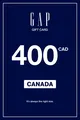 Gap 400 CAD Gift Card (Canada) thumb 2