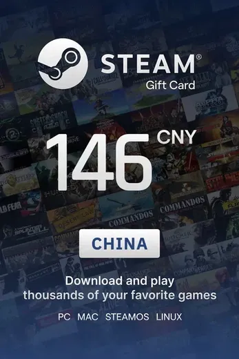 Steam Wallet 146 CNY Gift Card (China) gallery image 2