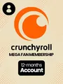 Crunchyroll Mega Fan - 12 Months Subscription (Global) thumb 2