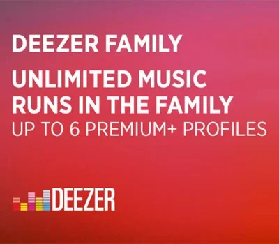 Deezer Family - 12 Months Subscription (France) gallery image 2