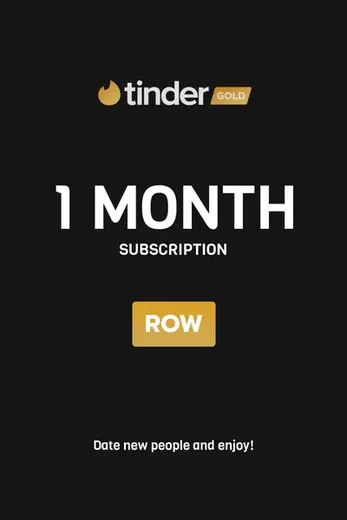 Tinder Gold - 1 Month Subscription (ROW) gallery image 2