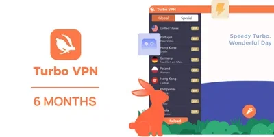 Turbo VPN - 6 Months Subscription (Global) gallery image 2