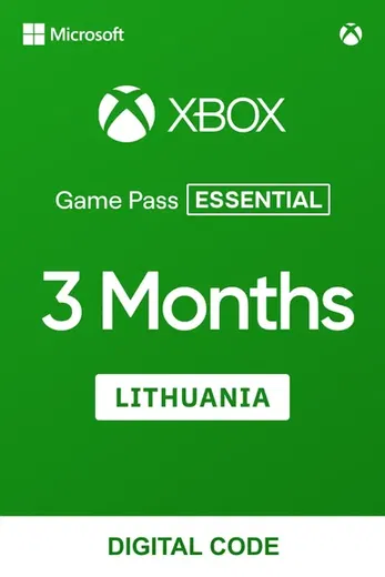 Xbox Game Pass Essential - 3 Months Subscription (Lithuania) gallery image 2