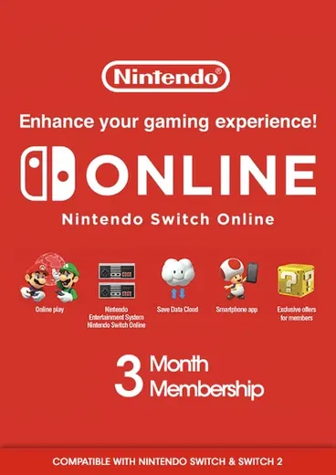 Nintendo Switch Online - 3 Months Subscription (United Kingdom) gallery image 2