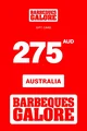 Barbeques Galore 275 AUD Gift Card (Australia) thumb 2