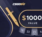 CSGOBIG 1000 USD Gift Card (Global) thumb 1