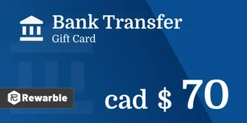 Bank Transfer C$70 CAD