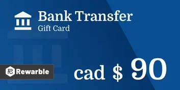 Bank Transfer C$90 CAD