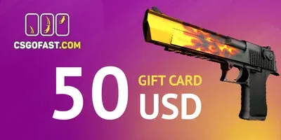 CSGOFAST 50 USD Gift Card (Global) gallery image 2