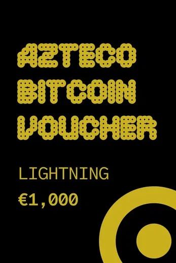 Azteco €1000 EUR in Bitcoin (BTC) Crypto Voucher gallery image 2