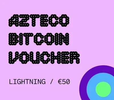 Azteco €50 EUR in Bitcoin (BTC) Crypto Voucher gallery image 2