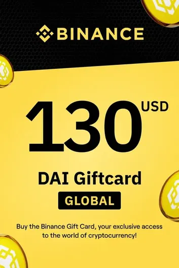 Binance $130 USD in Dai (DAI) Crypto Voucher