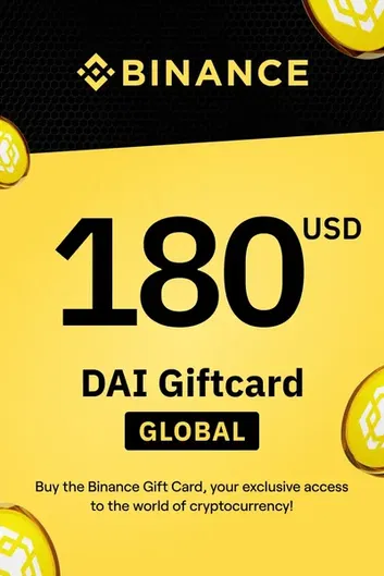 Binance $180 USD in Dai (DAI) Crypto Voucher