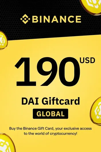 Binance $190 USD in Dai (DAI) Crypto Voucher
