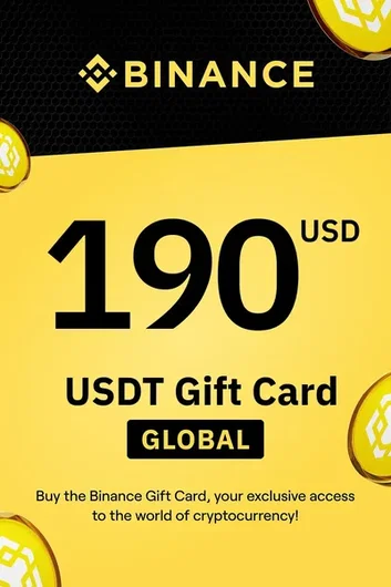 Binance $190 USD in Tether (USDT) Crypto Voucher
