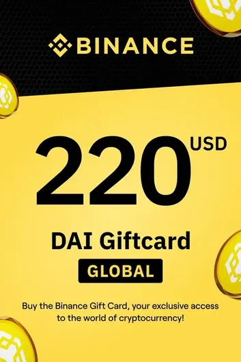 Binance $220 USD in Dai (DAI) Crypto Voucher