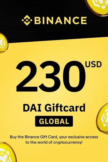 Binance $230 USD in Dai (DAI) Crypto Voucher