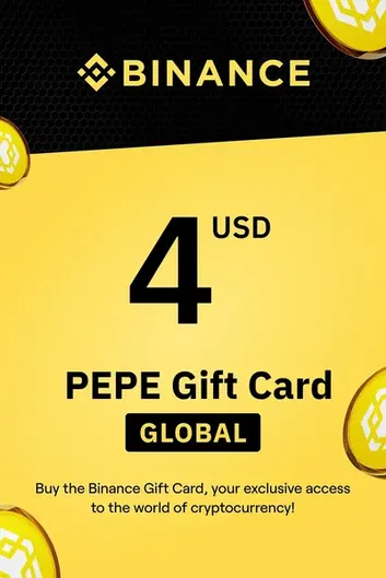 Binance $4 USD in Pepe (PEPE) Crypto Voucher