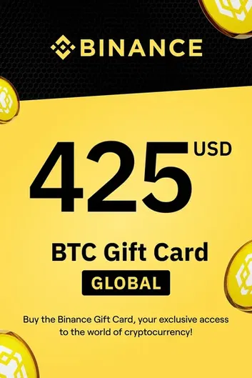 Binance $425 USD in Bitcoin (BTC) Crypto Voucher