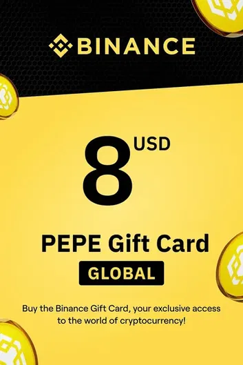 Binance $8 USD in Pepe (PEPE) Crypto Voucher