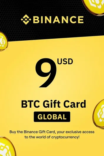 Binance $9 USD in Bitcoin (BTC) Crypto Voucher