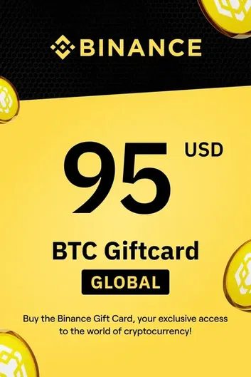 Binance $95 USD in Bitcoin (BTC) Crypto Voucher