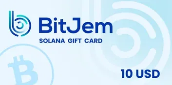 BitJem $10 USD in Solana (SOL) Crypto Voucher