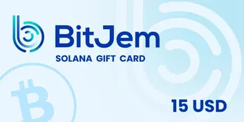 BitJem $15 USD in Solana (SOL) Crypto Voucher