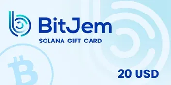 BitJem $20 USD in Solana (SOL) Crypto Voucher