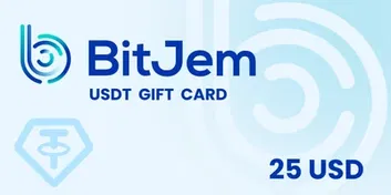 BitJem $25 USD in Tether (USDT) Crypto Voucher