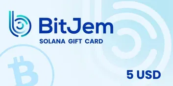 BitJem $5 USD in Solana (SOL) Crypto Voucher