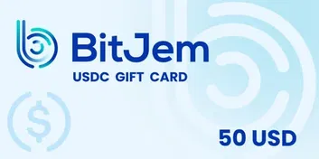 BitJem $50 USD in USD Coin (USDC) Crypto Voucher