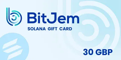 BitJem £30 GBP in Solana (SOL) Crypto Voucher gallery image 1