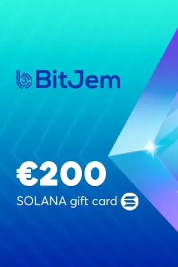 BitJem €200 EUR in Solana (SOL) Crypto Voucher