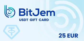 BitJem €25 EUR in Tether (USDT) Crypto Voucher