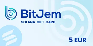 BitJem €5 EUR in Solana (SOL) Crypto Voucher